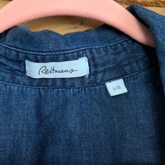 Denim tie tank - Picture 2 of 2